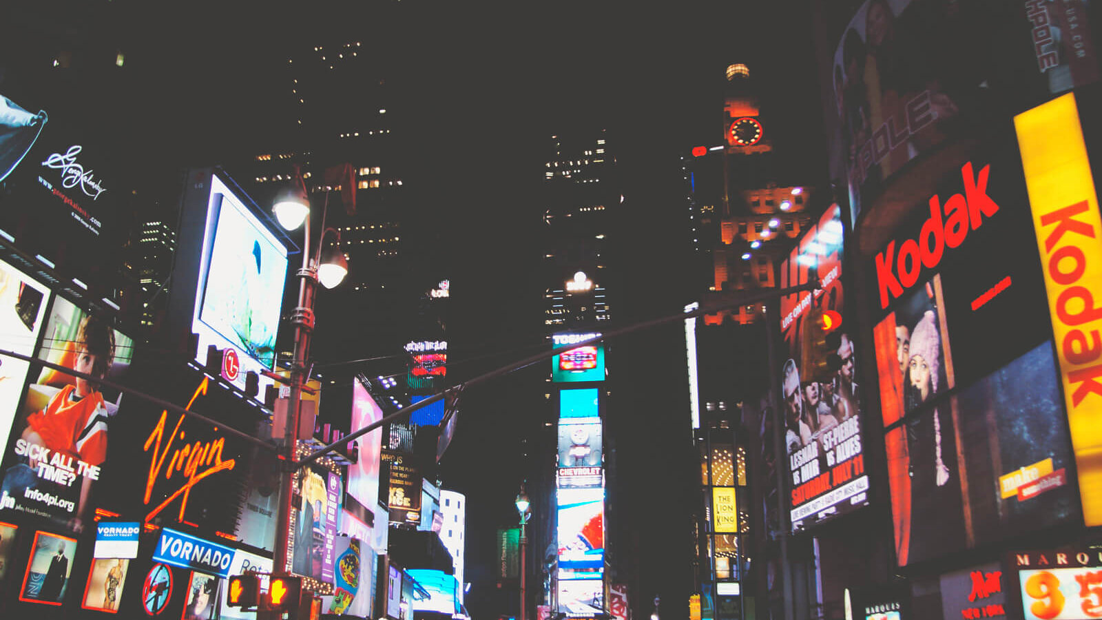 City Marketing Lights Night City Marketing Lights Night