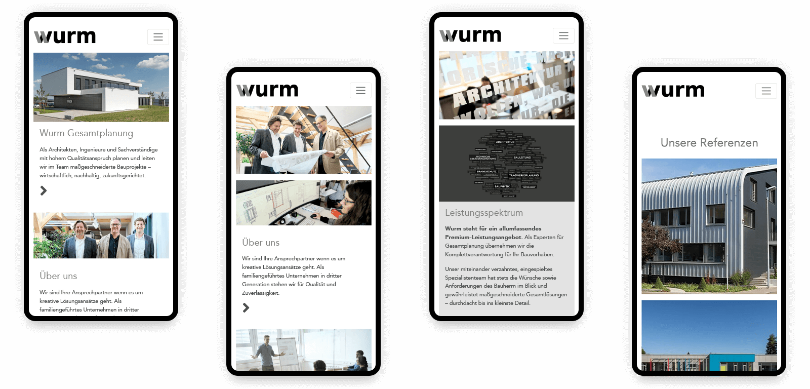Geiger Website Ansicht Mobile