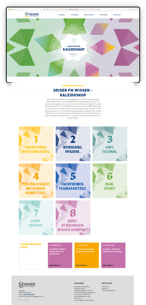 Geiger Desktop Ansicht Geiger Desktop Ansicht