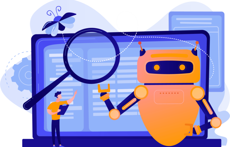 Illustration Suche mit KI