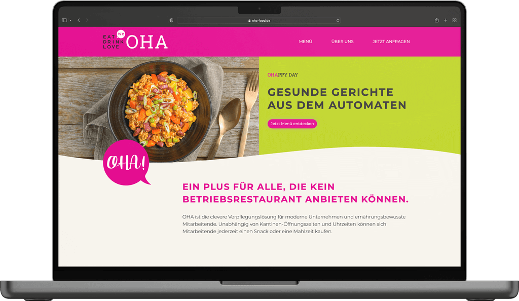 Mockup Contao Oha Food