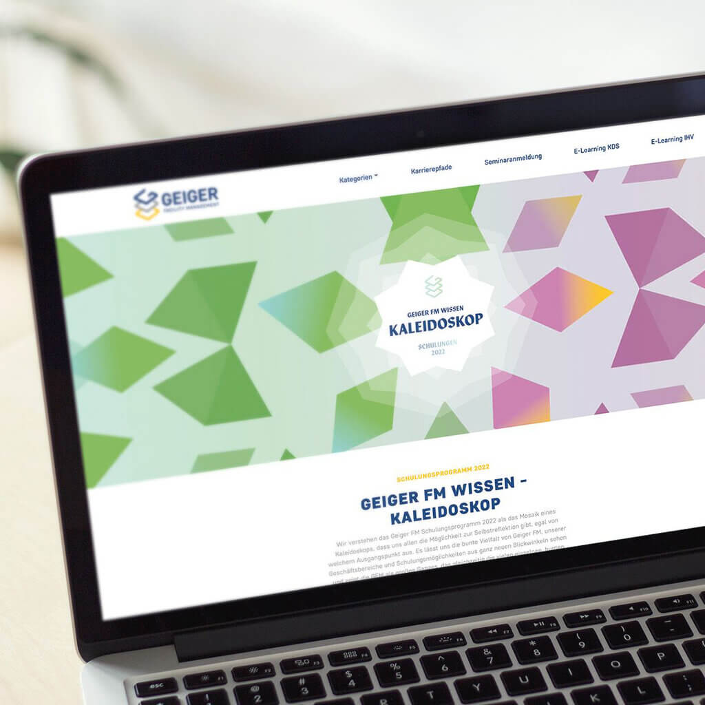 Geiger Desktop Ansicht