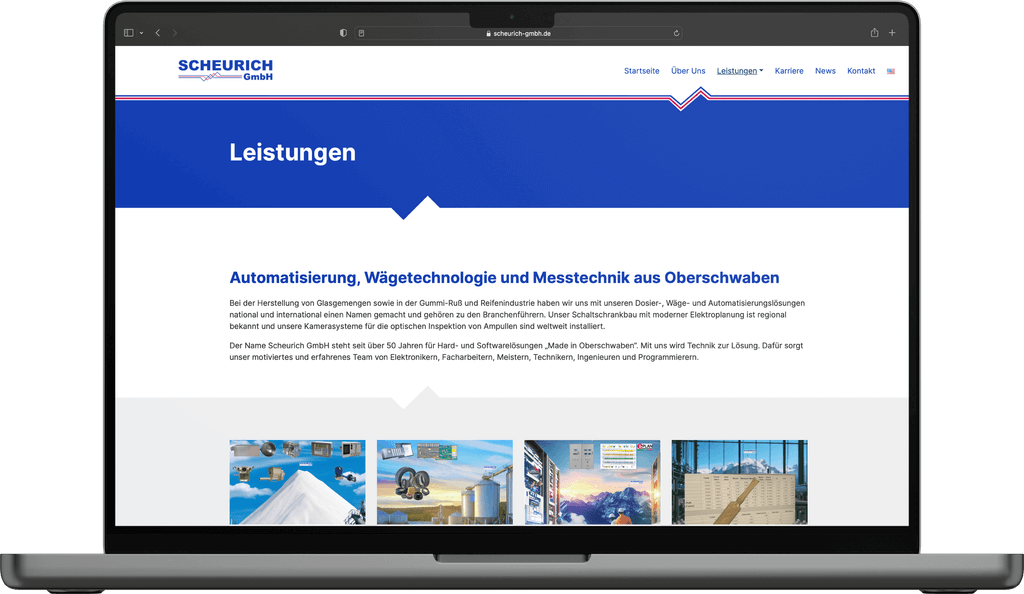 Mockup Wordpress Scheurich