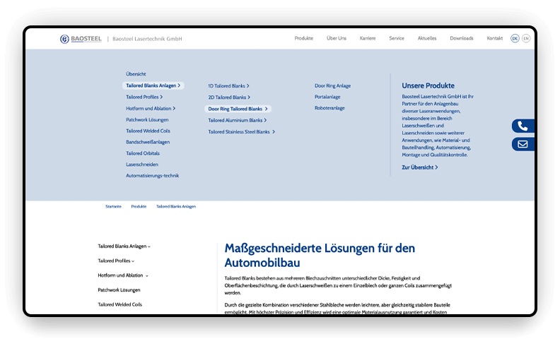 Baosteel Mockup Desktop 02 Baosteel Mockup Desktop 02