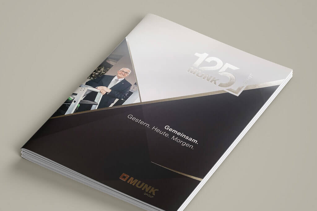 Munk Titel Munk Jubiläumsbroschüre Titelseite